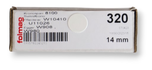 Samolepiace krytky fi 14 mm biele Folmag 320 maskovacie nálepky 25 ks.