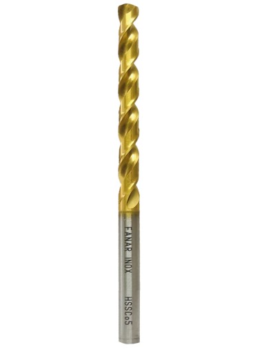 FANAR Kobaltový vrták do kovu 3,2 mm INOX TiN
