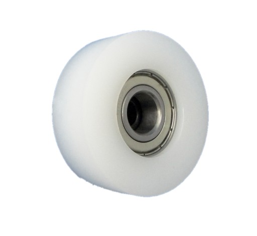 Plastový valček s ložiskom fi 60mm fi 20mm