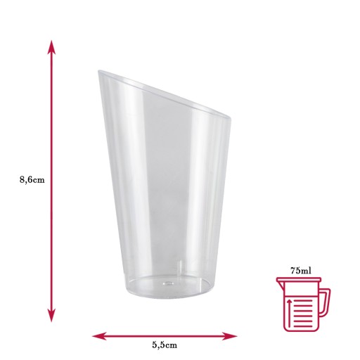 hrnčekové NÁDOBKY NA DEZERTY 75 ml 24 ks. hrnček hrnček na občerstvenie