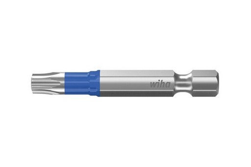 BIT T20 50MM 1/4'' UV 'T' BLUE TORX WIHA