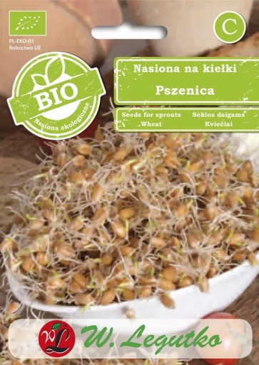 Semená na nakličovanie pšenice obyčajnej 30g BIO - Semená - W. Legutko