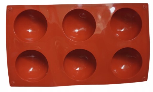 SILIKÓNOVÁ FORMA NA PEČENIE PLÁŠKOV, VEĽKÉ POLOGULY