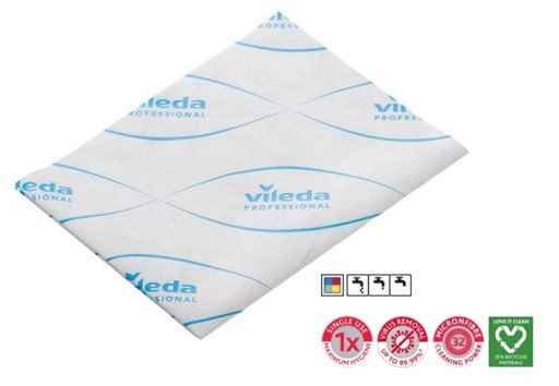 R-MICRONSOLO VILEDA PROFESIONÁLNA MODRÁ TKANINA