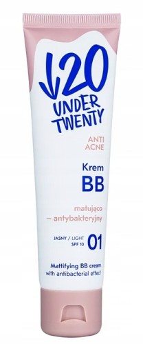 UNDER TWENTY ZMATŇUJÚCI ANTIBAKTERIÁLNY BB KRÉM 01