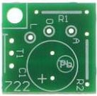 Moderné osvetlenie kabíny, PCB AVT722