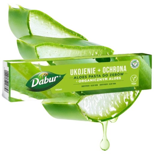 Dabur zubná pasta Soothing + Protection Organic Aloe 100 ml