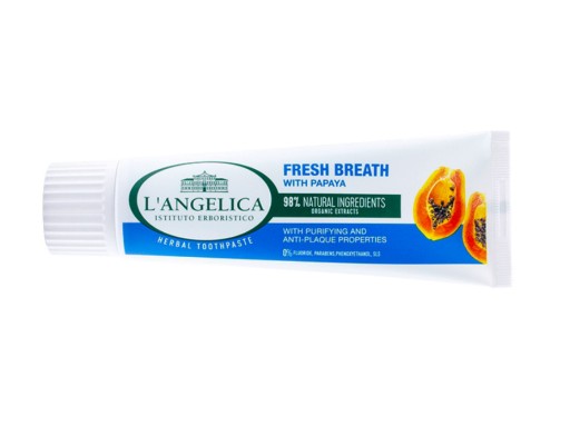L'Angelica Fresh zubná pasta pre svieži dych s papája 75 ml