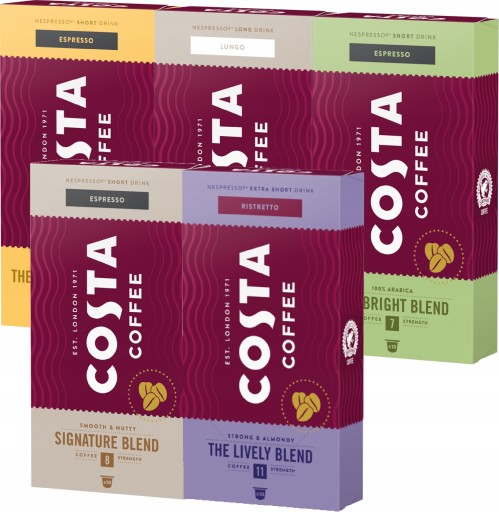 Kapsule pre Nespresso Costa The Lively Blend 10 ks