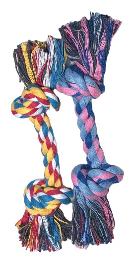 Bavlnené lano, ťahák, hračka pre psa, 18 cm šnúrka
