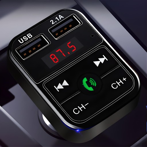 FM BLUETOOTH VYSIELAČ NABÍJAČKA MP3 2xUSB SD LCD