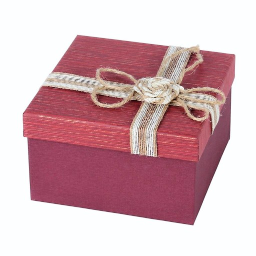 Balenie/KRABIČKA 17x17x10cm RED VILLA ITALIA