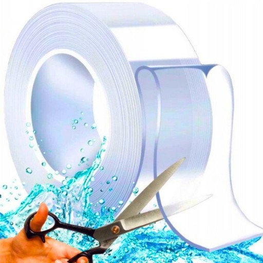 Nano Grip obojstranná páska 5 m x 2 cm široká Spoľahlivá opakovane použiteľná