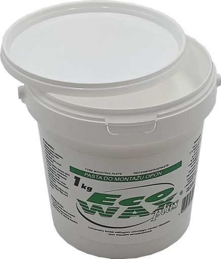 EcoWax plus pasta, masť, montážne mazivo na pneumatiky, 1kg, biela vulkanizácia