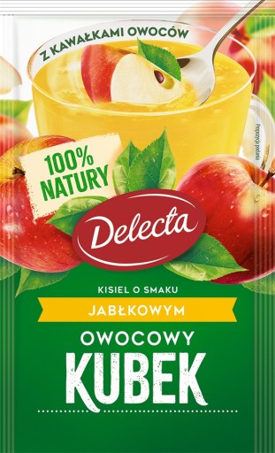 Instant Fruit Jelly Cup Delecta 7 príchutí 14x30g s kúskami ovocia