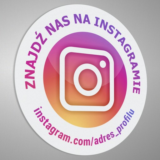 Instagram nálepka 15x15