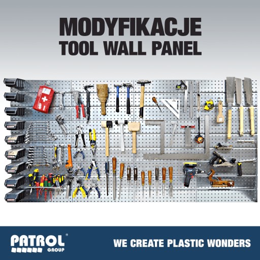 Polica na náradie - Tool Wall Panel