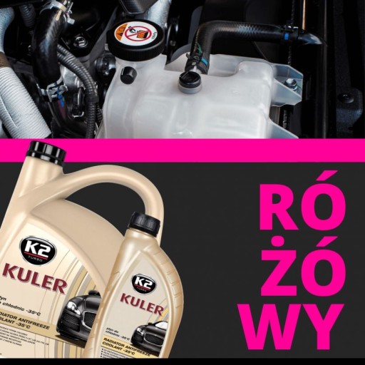K2 KULER LONG LIFE RUŽOVÁ 1 L KVAPALINA RADIÁTOR
