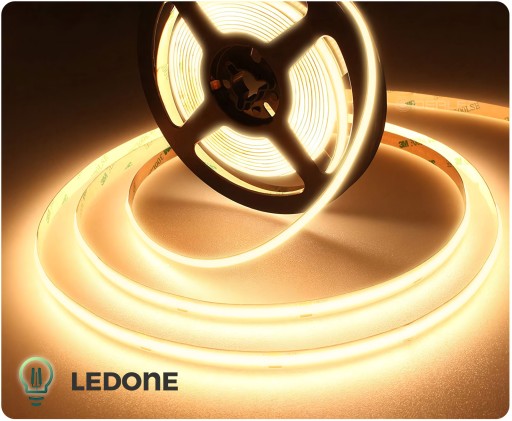COB LED STRIP 12V 12w/m ip44 NEON TEPLA 1m LINKA