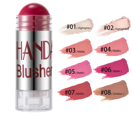 Zvýrazňovač tváre Púdrová lícenka Bronzer Cream Stick Blusher #7