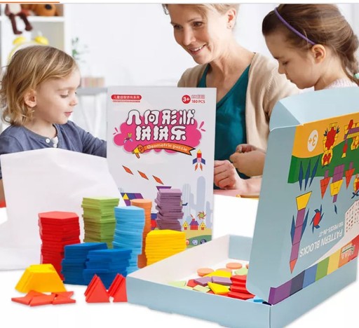 DREVENÁ HRA MONTESSORI PUZZLE 180 dielikov