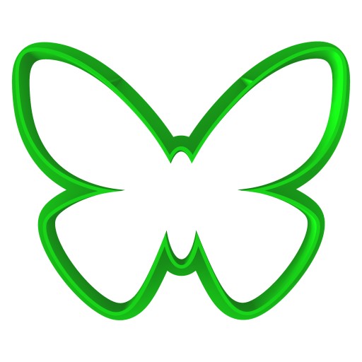 Vykrajovač na motýľ Butterfly 6