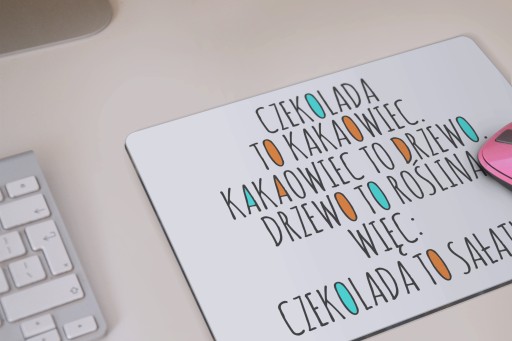 Vtipná podložka pod myš CHOCOLATE memes