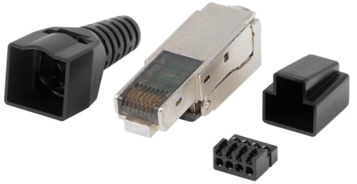 Beznástrojová RJ45 PLUG CAT.6 FTP 8p8c krútená dvojlinka