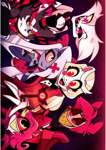 Anime Manga Plagát Hazbin Hotel HZH_043 A3