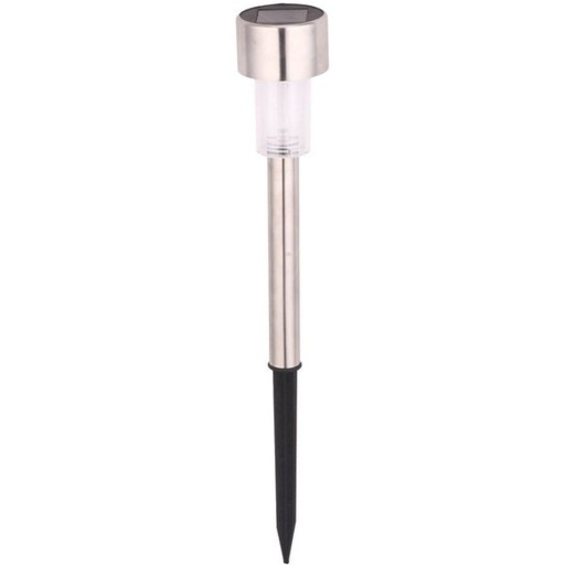 GardenLine HELSINKI vstavané solárne svietidlo strieborné 31 cm 1 ks/0625