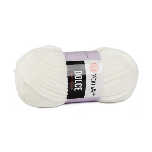 100g YarnArt Dolce cream polyesterová priadza 745