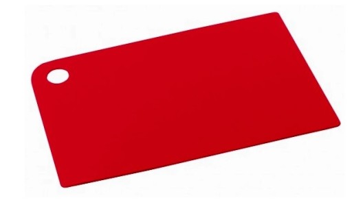 Plast Team doska na krájanie SLIM LINE malá ČERVENÁ