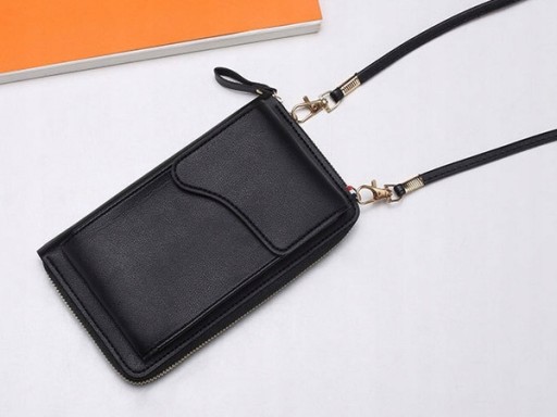 BLACK MINI taška na telefón, peňaženka cez rameno, CROSSBODY spojka