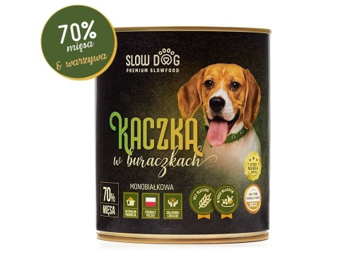 SLOW DOG Kačica v cvikle 850g