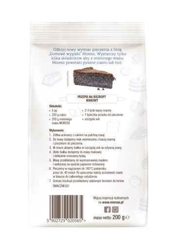 Moreso Modrý mak mletý 200 g
