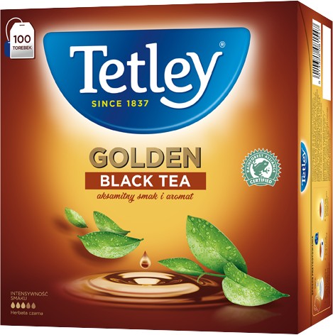 Zlatý čierny čaj Tetley - 100 vrecúšok