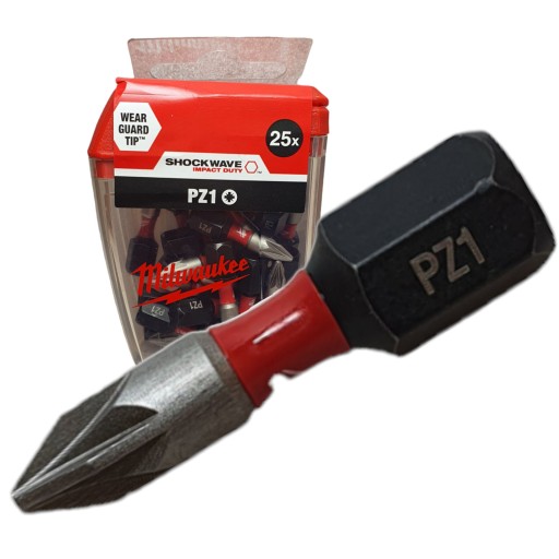 Nárazový bit Milwaukee Shockwave PZ1x25mm 1ks