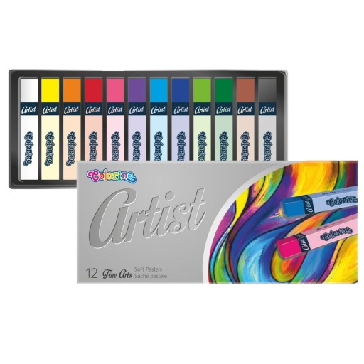 UMELECKÉ PASTELOVÉ ceruzky 12 FARIEB SUCHÉ COLORINO