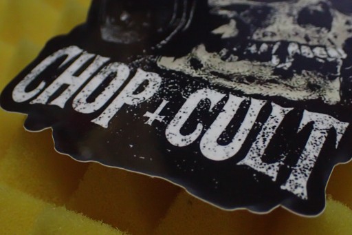 CHOP CULT CHOPPER NÁLEPKA HARLEY 9,9 x 9,6 cm