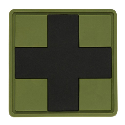 M-TAC MEDIC MEDIC CROSS MEDIC CROSS NÁPISOVÝ ZNAK PVC 5X5 CM OLIVOVÁ ZELENÁ