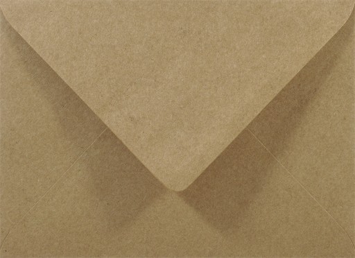 B6 eco Kraft hnedé obálky - 25 ks.
