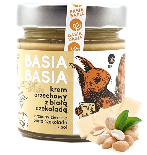 Orieškový krém s bielou čokoládou BASIA BASIA 210 g