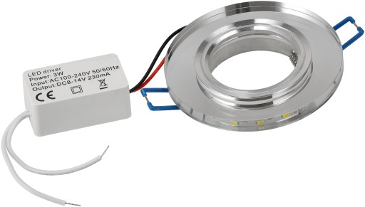 STUDENÉ okrúhle LED osvetlené halogénové svietidlo