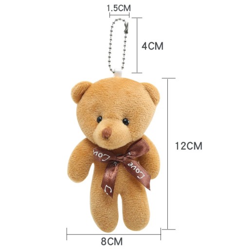 MEDVEĎ KABELKA KEYRING FOR GIRL LOVE