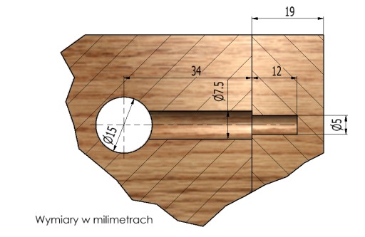50x Excentrický nábytkový konektor + 19mm plochý kolík