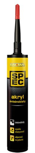 LAKMA SPEC Akryl na drevené plechové podklady odolný snehovo biely 280 ml
