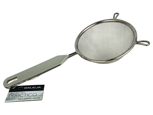 Nerezové kuchynské sitko, kov, 10 cm, šedá