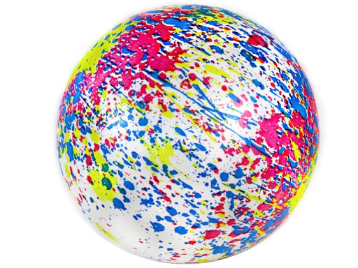 GUMOVÁ ZÁHRADNÁ PLÁŽOVÁ loptička DO HRY 23 CM DÚHA
