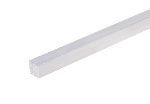 Štvorcová hliníková tyč 6060 T6 PA38 8x8mm x 0,5mb | 50 cm