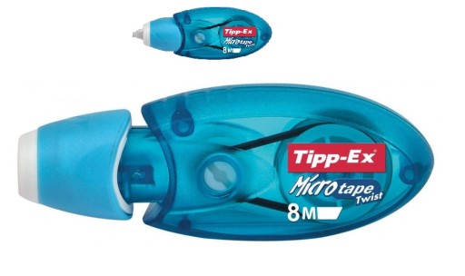 Korektor myši v modrej farbe Tipp-Ex Micro tape twist 8m